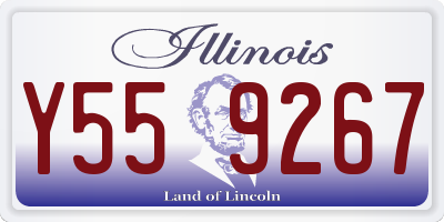 IL license plate Y559267
