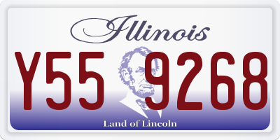 IL license plate Y559268