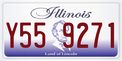 IL license plate Y559271