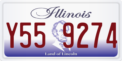 IL license plate Y559274