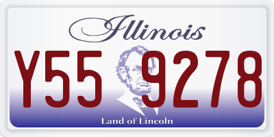 IL license plate Y559278