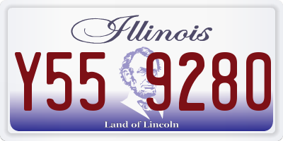 IL license plate Y559280