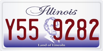 IL license plate Y559282
