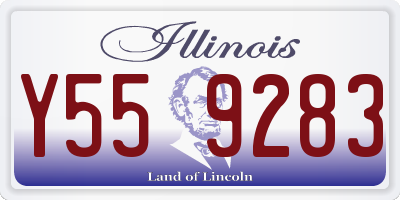 IL license plate Y559283