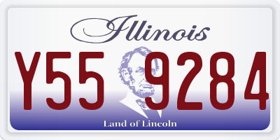 IL license plate Y559284