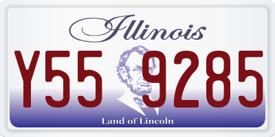 IL license plate Y559285
