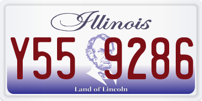 IL license plate Y559286