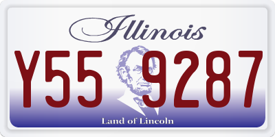 IL license plate Y559287
