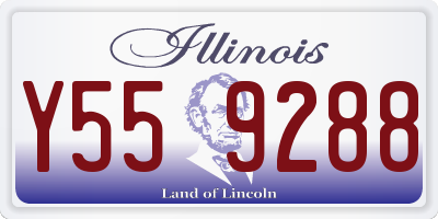 IL license plate Y559288