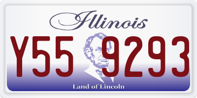 IL license plate Y559293