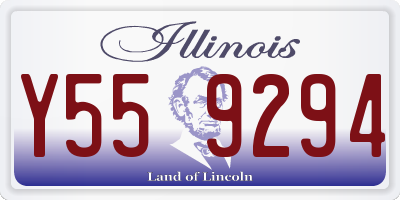 IL license plate Y559294