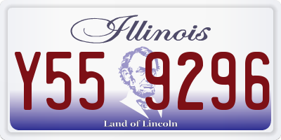 IL license plate Y559296