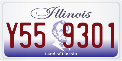 IL license plate Y559301