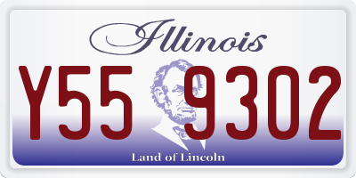 IL license plate Y559302