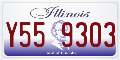 IL license plate Y559303