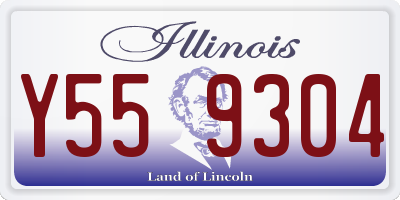 IL license plate Y559304