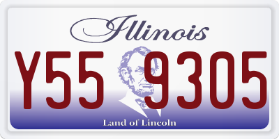 IL license plate Y559305