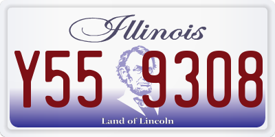IL license plate Y559308