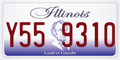 IL license plate Y559310