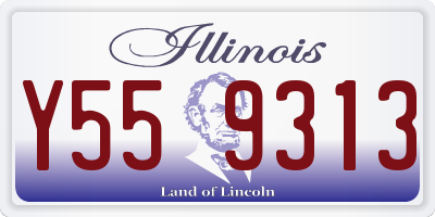 IL license plate Y559313