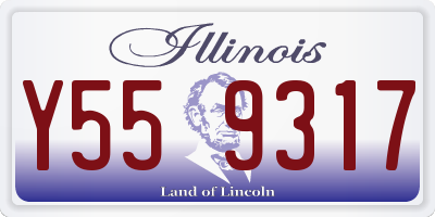 IL license plate Y559317