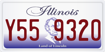 IL license plate Y559320
