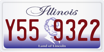 IL license plate Y559322