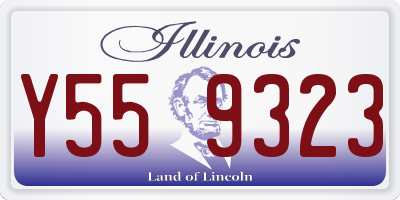 IL license plate Y559323