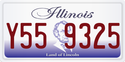IL license plate Y559325