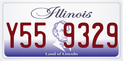 IL license plate Y559329