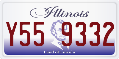 IL license plate Y559332