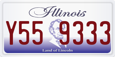 IL license plate Y559333