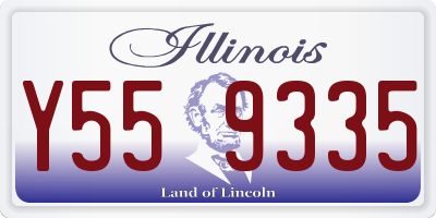 IL license plate Y559335