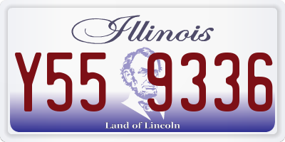 IL license plate Y559336