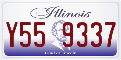 IL license plate Y559337