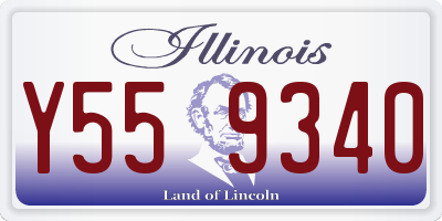 IL license plate Y559340