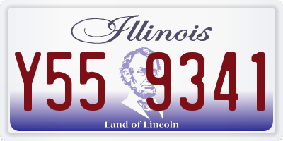 IL license plate Y559341