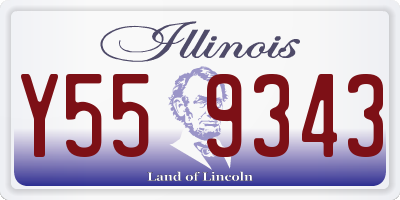 IL license plate Y559343