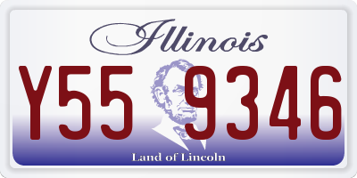 IL license plate Y559346