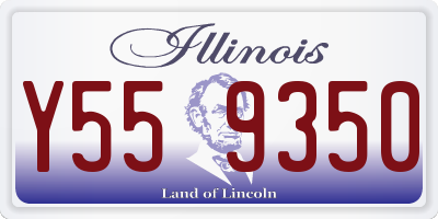 IL license plate Y559350