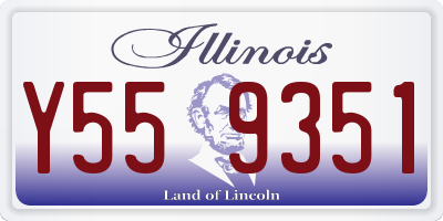 IL license plate Y559351