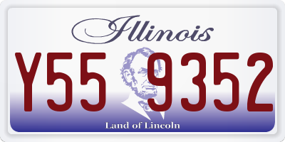 IL license plate Y559352