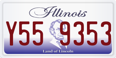 IL license plate Y559353