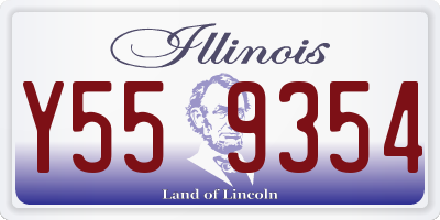 IL license plate Y559354