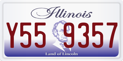 IL license plate Y559357