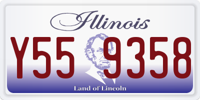 IL license plate Y559358