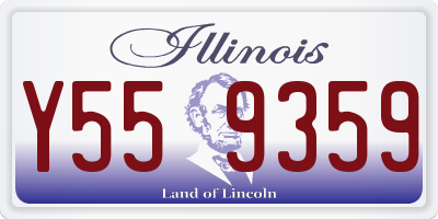 IL license plate Y559359
