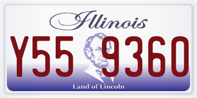 IL license plate Y559360