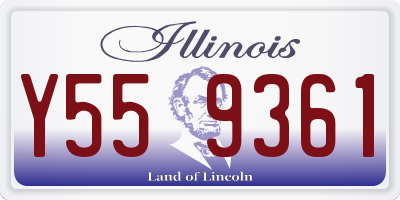 IL license plate Y559361