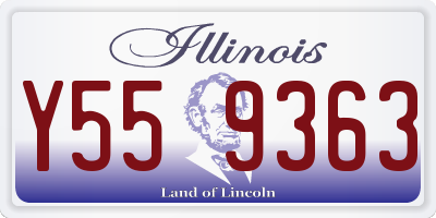 IL license plate Y559363